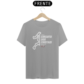 Nome do produto Camiseta Pistas - Circuito dos Cristais - Estampa Branca