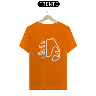 Nome do produto Camiseta Pistas - Interlagos - Estampa Branca