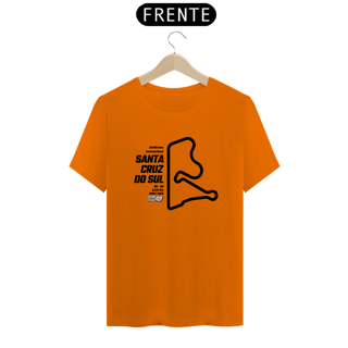 Nome do produto Camiseta Pistas - Santa Cruz do Sul - Estampa Preto