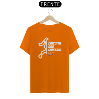 Nome do produto Camiseta Pistas - Circuito dos Cristais - Estampa Branca