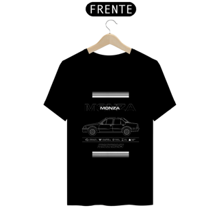 Camiseta Monza Tubarão - Estampa Branca