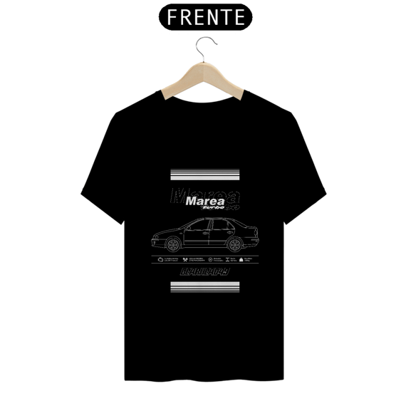 Camiseta Marea Turbo - Estampa Branca