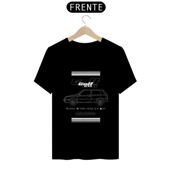 Camiseta Golf GTI MK3 - Estampa Branca