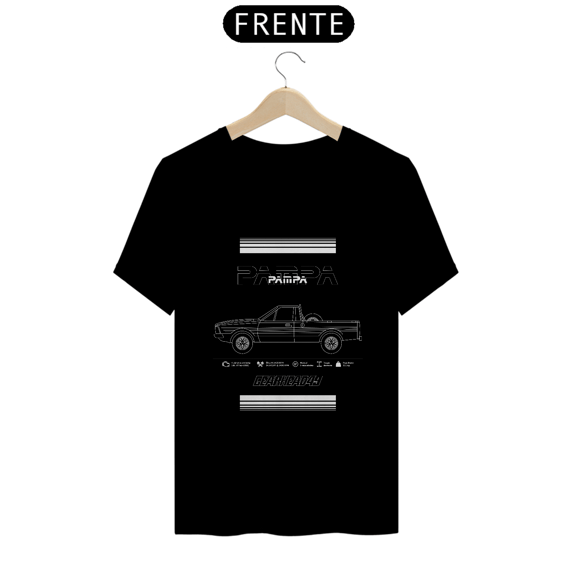 Camiseta Pampa  - Estampa Branca
