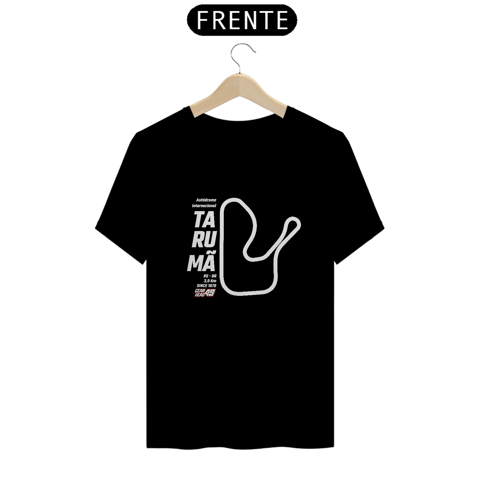 Camiseta Pistas - Tarumã - Estampa Branca