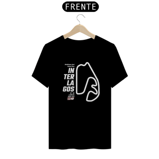 Camiseta Pistas - Interlagos - Estampa Branca