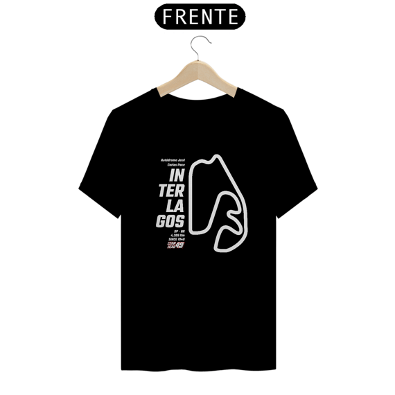 Camiseta Pistas - Interlagos - Estampa Branca