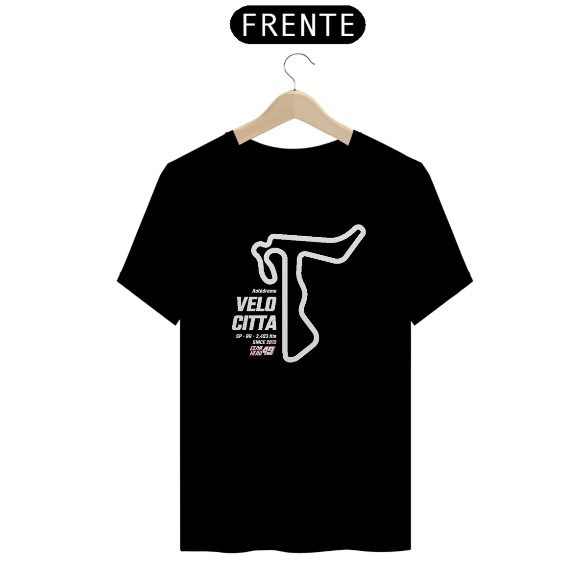 Nome do produto: Camiseta Pistas - Velocitta - Estampa Branca