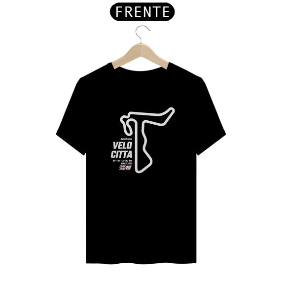 Camiseta Pistas - Velocitta - Estampa Branca