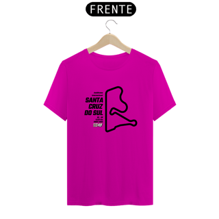 Nome do produto Camiseta Pistas - Santa Cruz do Sul - Estampa Preto