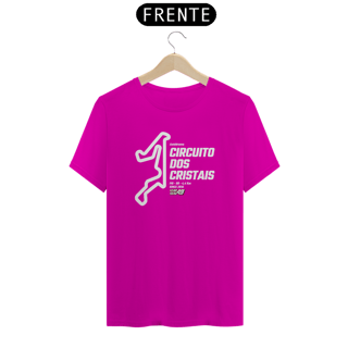 Nome do produto Camiseta Pistas - Circuito dos Cristais - Estampa Branca