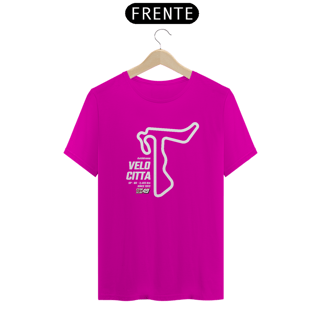 Nome do produto Camiseta Pistas - Velocitta - Estampa Branca