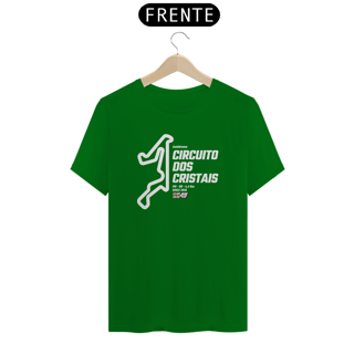 Nome do produto Camiseta Pistas - Circuito dos Cristais - Estampa Branca