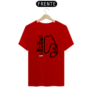 Nome do produto Camiseta Pistas - Interlagos - Estampa Preto