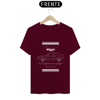 Nome do produto Camiseta Gol Quadrado GTI - Estampa Branca
