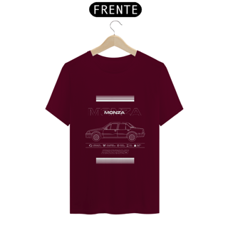 Nome do produto Camiseta Monza Tubarão - Estampa Branca