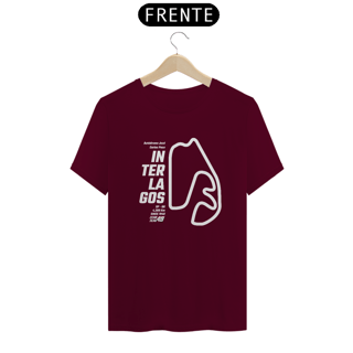 Nome do produto Camiseta Pistas - Interlagos - Estampa Branca