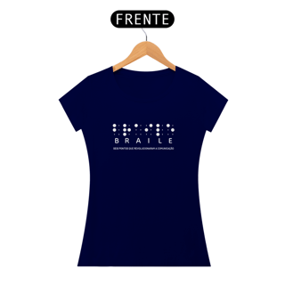 Nome do produto Camiseta feminina Braile