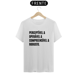 Nome do produto Camiseta Princípios da WCAG