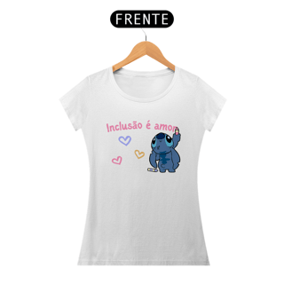 Nome do produto Inclusão é amor Stitch