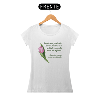 Nome do produto Camiseta feminina Florescer
