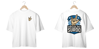 Camiseta oversized Orgulho Surdo