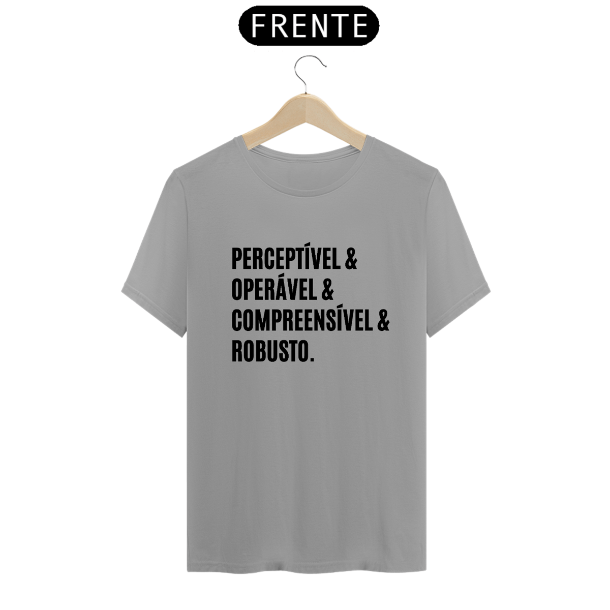 Nome do produto: Camiseta Princípios da WCAG