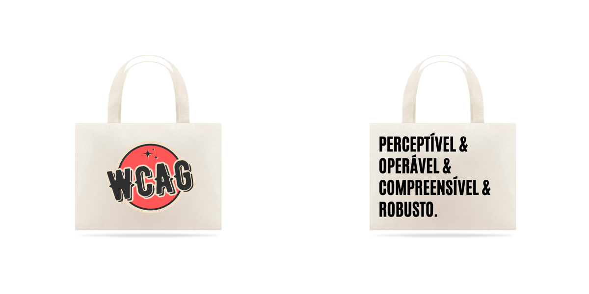 Nome do produto: Ecobag WCAG