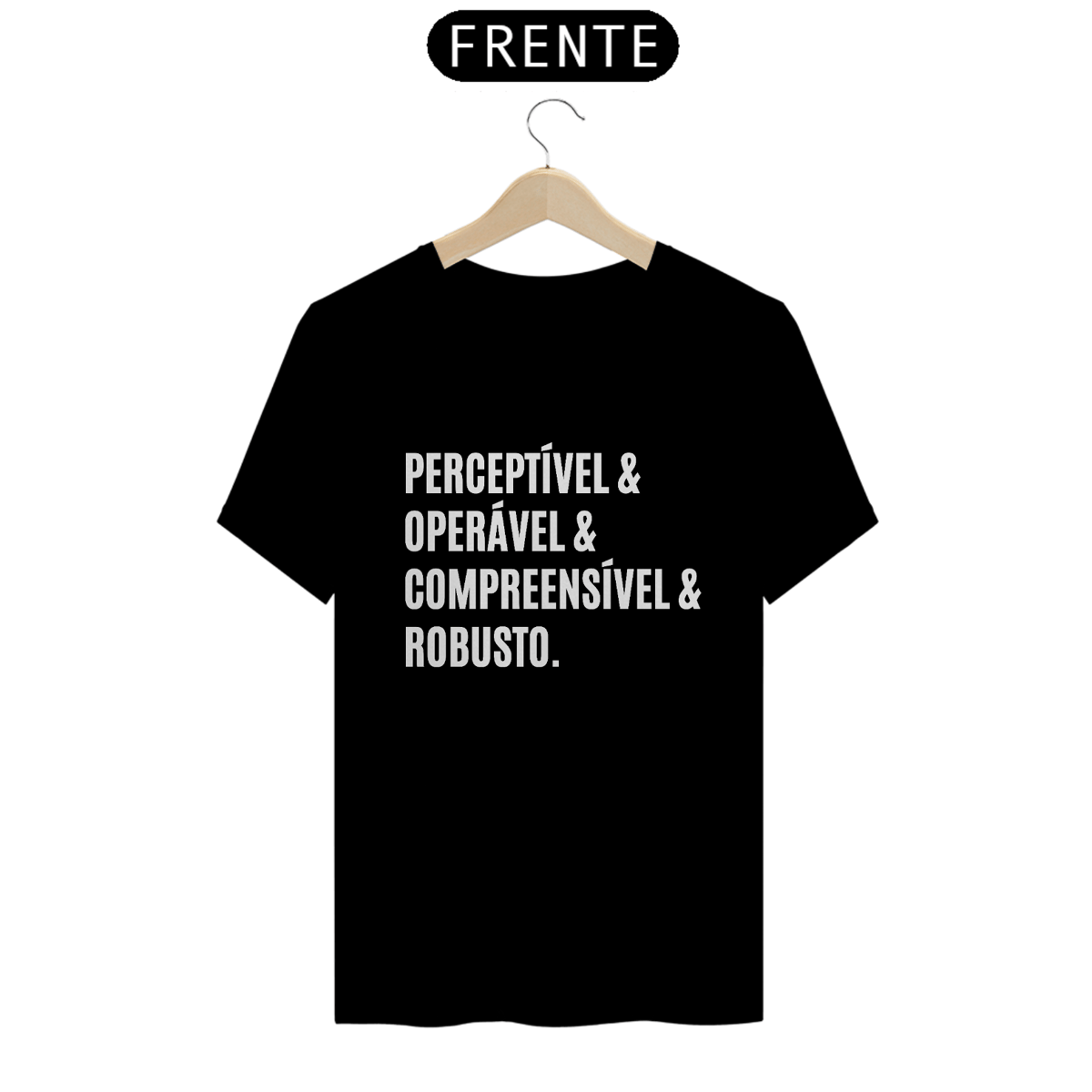 Nome do produto: Camiseta Princípios da WCAG