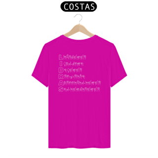 Nome do produto Camiseta Unissex Acróstico de Libras