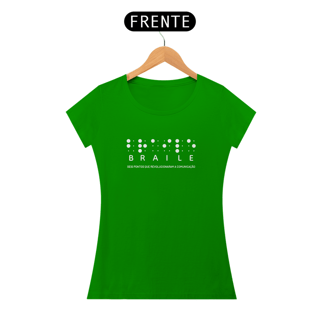 Nome do produto Camiseta feminina Braile