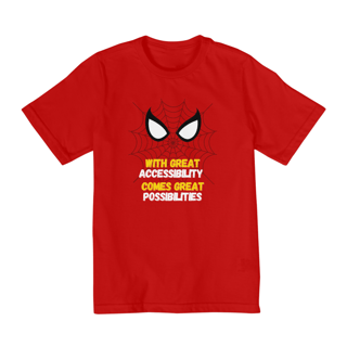 Camiseta juvenil Homem Aranha