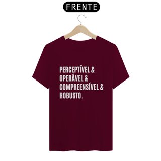 Nome do produto Camiseta Princípios da WCAG