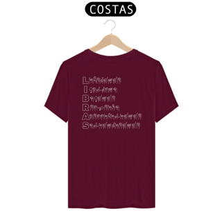Nome do produto Camiseta Unissex Acróstico de Libras
