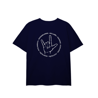 Nome do produto Camiseta Plus Size Sinal de Respeito