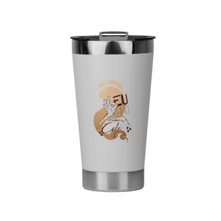 Nome do produto Copo térmico Café em Libras