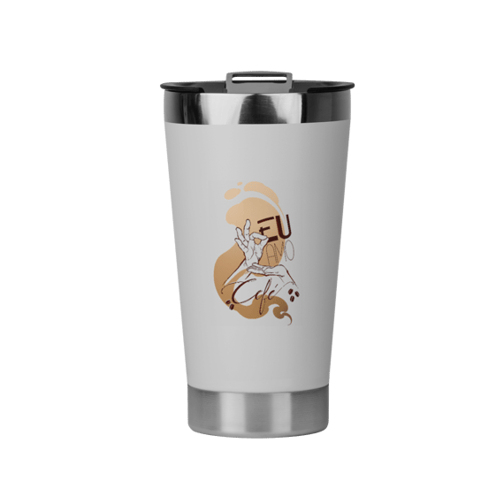Copo térmico Café em Libras