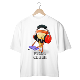 Nome do produto Oversized T-shirt Pizza Gamer