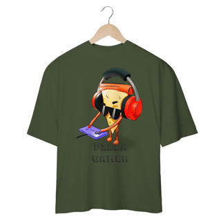 Nome do produto Oversized T-shirt Pizza Gamer