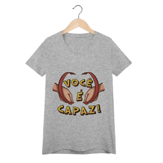 Nome do produto Você é capaz - Baby Look Conforto