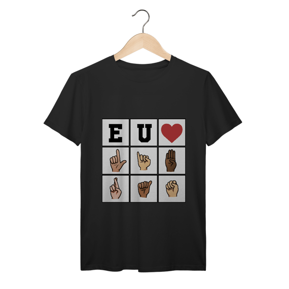 Eu ❤️ Libras - Camiseta Premium