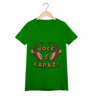 Nome do produto Você é capaz - Baby Look Conforto