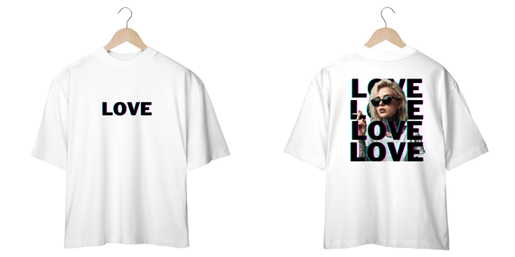 Camiseta Overside Love
