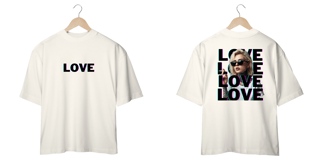 Nome do produto Camiseta Overside Love