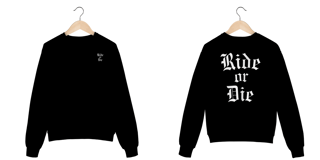 Nome do produto Moletom Ride or Die