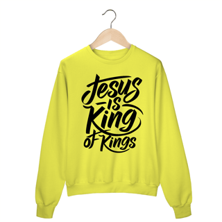Nome do produto Moletom - Jesus is King 