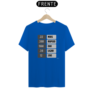 Nome do produto Camiseta Pense Rápido