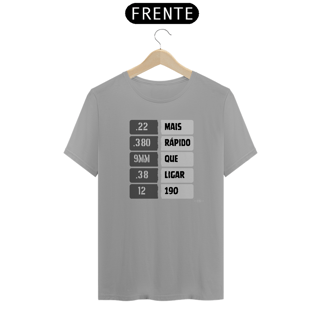 Nome do produto Camiseta Pense Rápido