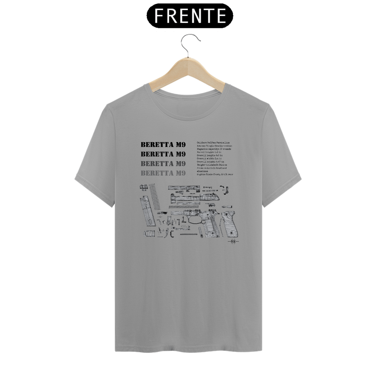 Nome do produto: Camiseta Beretta M9