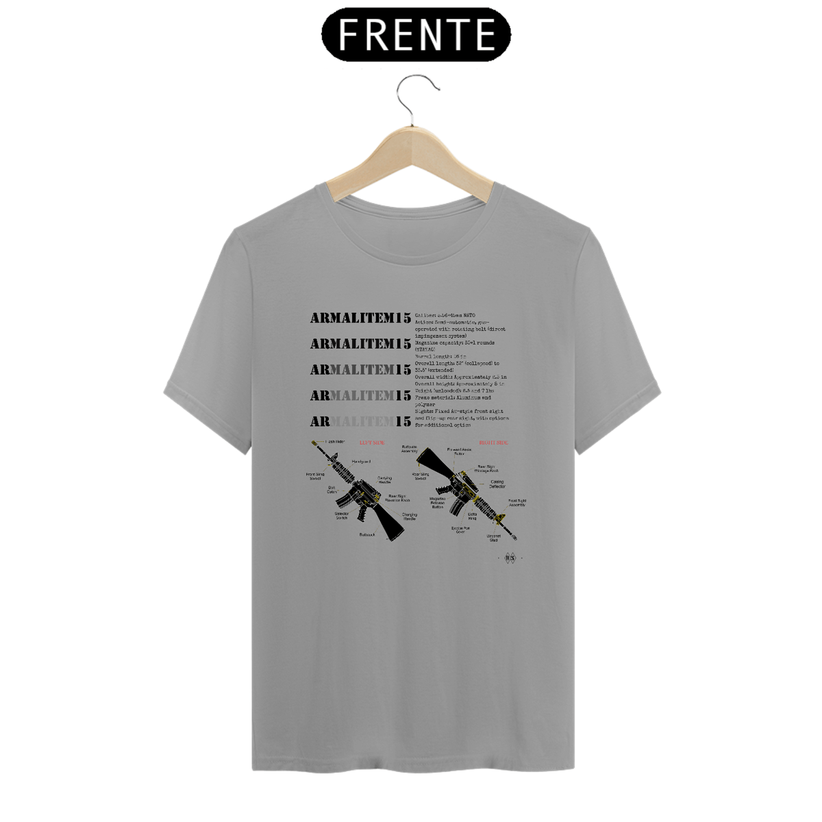 Nome do produto: Camiseta AR15
